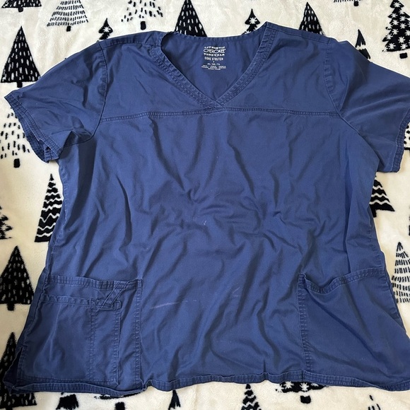 Authentic workwear navy scrub top size 3x - Picture 1 of 2